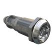 SOUTHCO Quarter-Turn Cam Latch, 8mm Triangle, Without Cam, Sealed, Zinc Alloy, Chrome Plated, Bright [E5-6A-032-UU2]