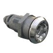 SOUTHCO Quarter-Turn Cam Latch, 8mm Triangle, Without Cam, Sealed, Zinc Alloy, Chrome Plated, Bright [E5-6A-032-UU3]