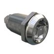 SOUTHCO Quarter-Turn Cam Latch, 8mm Square, Without Cam, Sealed, Zinc Alloy, Chrome Plated, Bright [E5-6A-052-UU1]