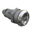 SOUTHCO Quarter-Turn Cam Latch, 8mm Square, Without Cam, Sealed, Zinc Alloy, Chrome Plated, Bright [E5-6A-052-UU3]
