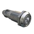SOUTHCO Quarter-Turn Cam Latch, 3mm Double Bit, Without Cam, Sealed, Zinc Alloy, Chrome Plated, Bright [E5-6A-062-UU2]