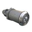 SOUTHCO Quarter-Turn Cam Latch, 3mm Double Bit, Without Cam, Sealed, Zinc Alloy, Chrome Plated, Bright [E5-6A-062-UU5]