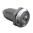 SOUTHCO Quarter-Turn Cam Latch, 5mm Double Bit, Without Cam, Sealed, Zinc Alloy, Chrome Plated, Bright [E5-6A-072-UU1]