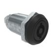 SOUTHCO Quarter-Turn Cam Latch, 5mm Double Bit, Without Cam, Sealed, Zinc Alloy, Powder Coat, Black [E5-6A-075-UU1]