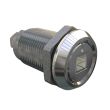 SOUTHCO Quarter-Turn Cam Latch, 8mm Square Recess, Without Cam, Sealed, Zinc Alloy, Chrome Plated, Bright [E5-6A-082-UU1]
