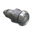 SOUTHCO Quarter-Turn Cam Latch, 8mm Square Recess, Without Cam, Sealed, Zinc Alloy, Chrome Plated, Bright [E5-6A-082-UU3]