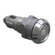 SOUTHCO Quarter-Turn Cam Latch, 8mm Square Recess, Without Cam, Sealed, Zinc Alloy, Chrome Plated, Bright [E5-6A-082-UU4]