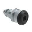 SOUTHCO Quarter-Turn Cam Latch, 8mm Square Recess, Without Cam, Sealed, Zinc Alloy, Powder Coat, Black [E5-6A-085-UU3]