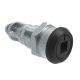 SOUTHCO Quarter-Turn Cam Latch, 8mm Square Recess, Without Cam, Sealed, Zinc Alloy, Powder Coat, Black [E5-6A-085-UU4]