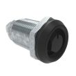 SOUTHCO Quarter-Turn Cam Latch, Bellcore 216, Without Cam, Sealed, Zinc Alloy, Powder Coat, Black [E5-6A-135-UU1]