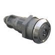 SOUTHCO Quarter-Turn Cam Latch, Bellcore Electronics, Without Cam, Sealed, Zinc Alloy, Chrome Plated, Bright [E5-6A-192-UU4]