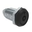 SOUTHCO Quarter-Turn Cam Latch, Bellcore Electronics, Without Cam, Sealed, Zinc Alloy, Powder Coat, Black [E5-6A-195-UU1]