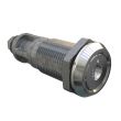 SOUTHCO Quarter-Turn Cam Latch, Recessed Slot, Without Cam, Sealed, Zinc Alloy, Chrome Plated, Bright [E5-6A-212-UU2]