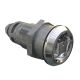 SOUTHCO Quarter-Turn Cam Latch, Railway Standard, Without Cam, Sealed, Zinc Alloy, Chrome Plated, Bright [E5-6A-222-UU3]