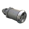 SOUTHCO Quarter-Turn Cam Latch, Railway Standard, Without Cam, Sealed, Zinc Alloy, Chrome Plated, Bright [E5-6A-222-UU5]