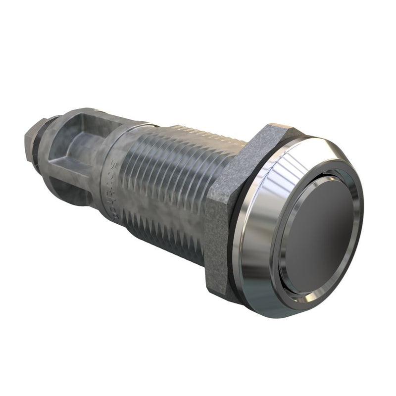 SOUTHCO Quarter-Turn Cam Latch, No Recess, Without Cam, Sealed, Zinc Alloy, Chrome Plated, Bright [E5-6A-232-UU2]