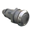 SOUTHCO Quarter-Turn Cam Latch, No Recess, Without Cam, Sealed, Zinc Alloy, Chrome Plated, Bright [E5-6A-232-UU3]