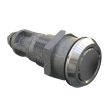 SOUTHCO Quarter-Turn Cam Latch, No Recess, Without Cam, Sealed, Zinc Alloy, Chrome Plated, Bright [E5-6A-232-UU4]
