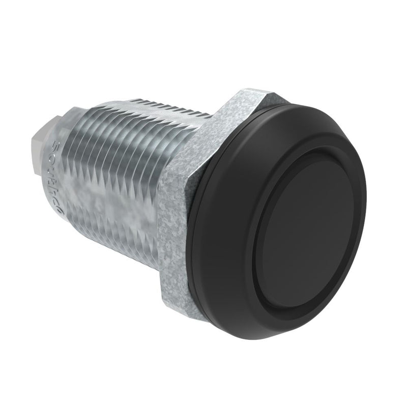 SOUTHCO Quarter-Turn Cam Latch, No Recess, Without Cam, Sealed, Zinc Alloy, Powder Coat, Black [E5-6A-235-UU1]