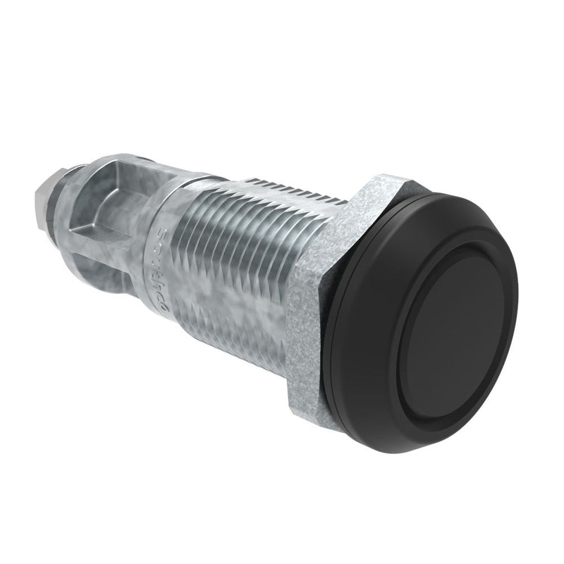 SOUTHCO Quarter-Turn Cam Latch, No Recess, Without Cam, Sealed, Zinc Alloy, Powder Coat, Black [E5-6A-235-UU2]