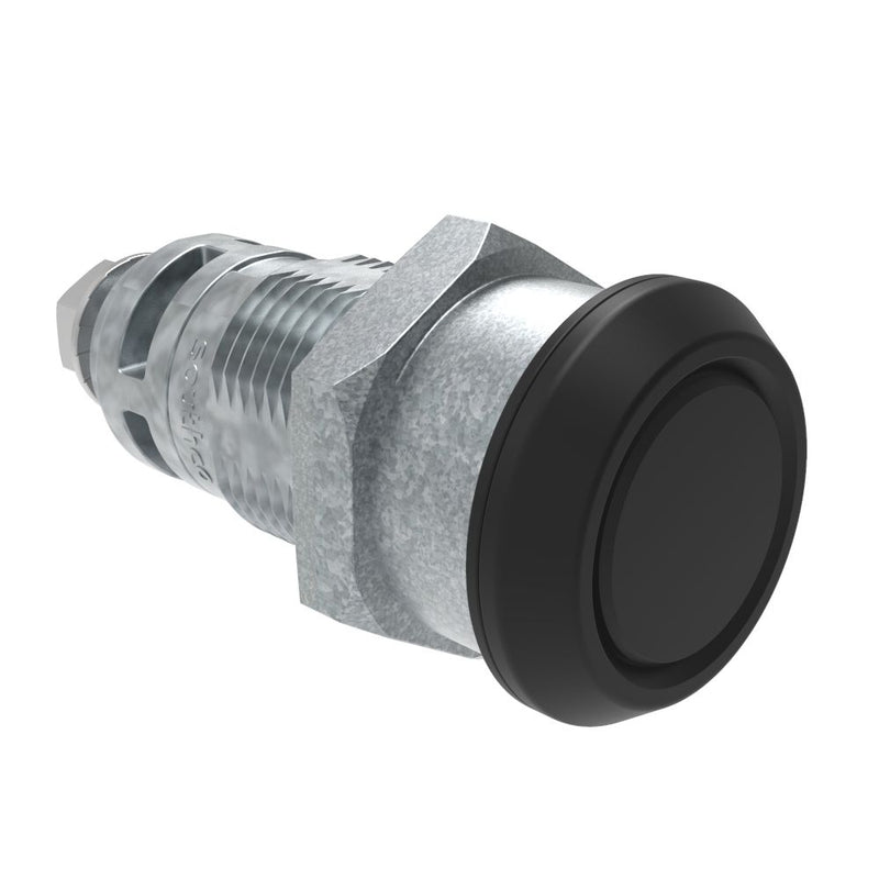 SOUTHCO Quarter-Turn Cam Latch, No Recess, Without Cam, Sealed, Zinc Alloy, Powder Coat, Black [E5-6A-235-UU3]