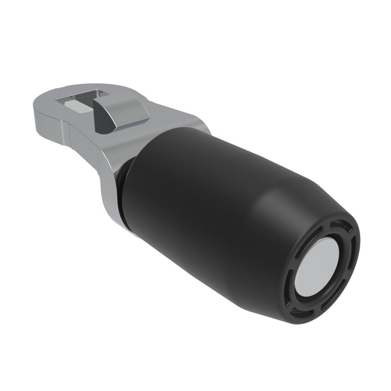 SOUTHCO Quarter-Turn Cam Latch Roller Cam, Steel, Zinc Plate, Bright Chromate [E5-7009]