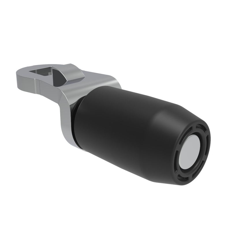 SOUTHCO Quarter-Turn Cam Latch Roller Cam, Steel, Zinc Plate, Bright Chromate [E5-7010]