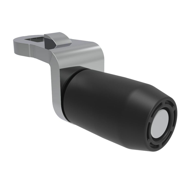 SOUTHCO Quarter-Turn Cam Latch Roller Cam, Steel, Zinc Plate, Bright Chromate [E5-7013]