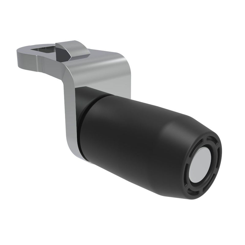 SOUTHCO Quarter-Turn Cam Latch Roller Cam, Steel, Zinc Plate, Bright Chromate [E5-7014]