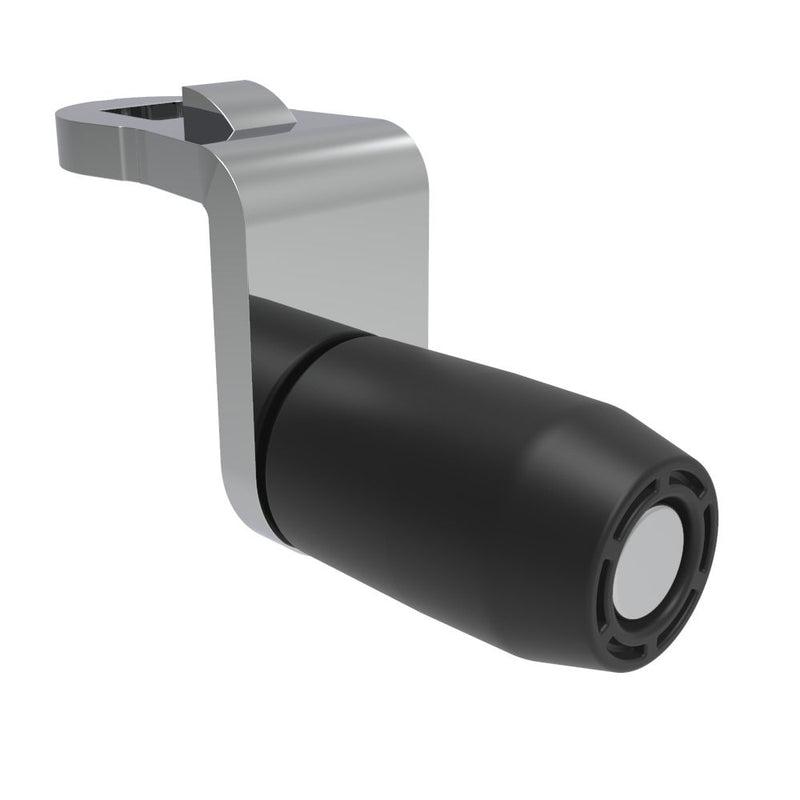 SOUTHCO Quarter-Turn Cam Latch Roller Cam, Steel, Zinc Plate, Bright Chromate [E5-7017]