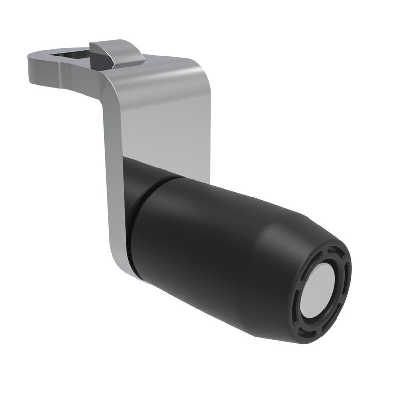 SOUTHCO Quarter-Turn Cam Latch Roller Cam, Steel, Zinc Plate, Bright Chromate [E5-7018]