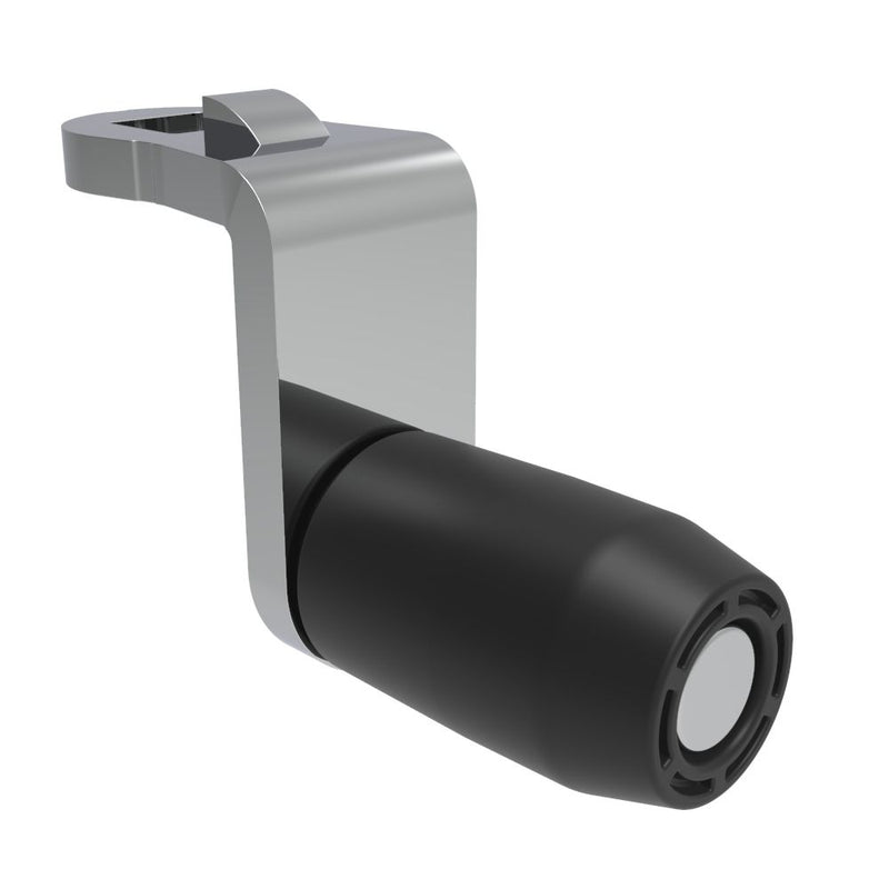 SOUTHCO Quarter-Turn Cam Latch Roller Cam, Steel, Zinc Plate, Bright Chromate [E5-7019]