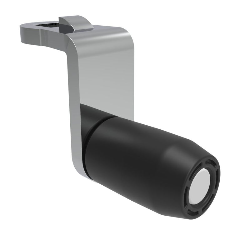 SOUTHCO Quarter-Turn Cam Latch Roller Cam, Steel, Zinc Plate, Bright Chromate [E5-7020]