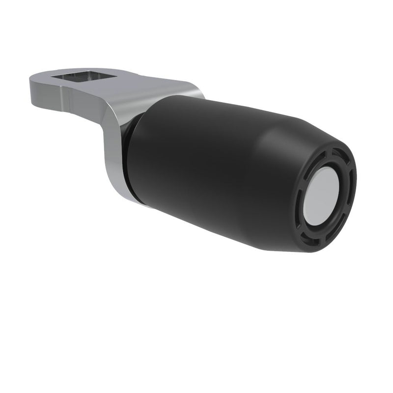 SOUTHCO Quarter-Turn Cam Latch Roller Cam, Steel, Zinc Plate, Bright Chromate [E5-7110]