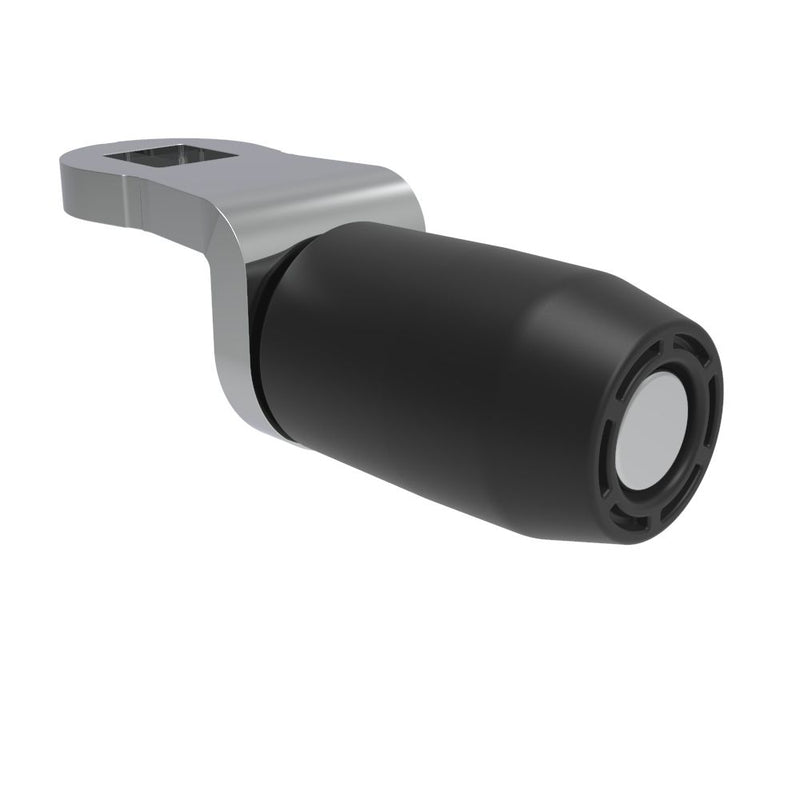 SOUTHCO Quarter-Turn Cam Latch Roller Cam, Steel, Zinc Plate, Bright Chromate [E5-7111]