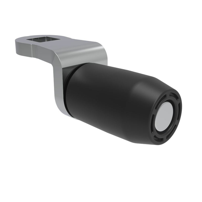 SOUTHCO Quarter-Turn Cam Latch Roller Cam, Steel, Zinc Plate, Bright Chromate [E5-7112]