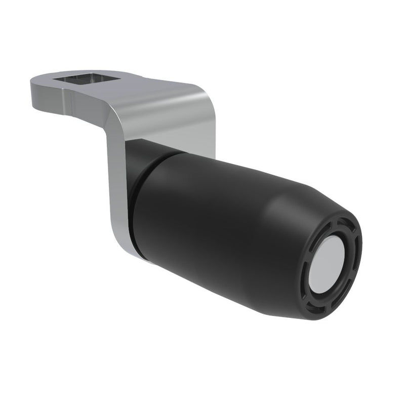 SOUTHCO Quarter-Turn Cam Latch Roller Cam, Steel, Zinc Plate, Bright Chromate [E5-7114]