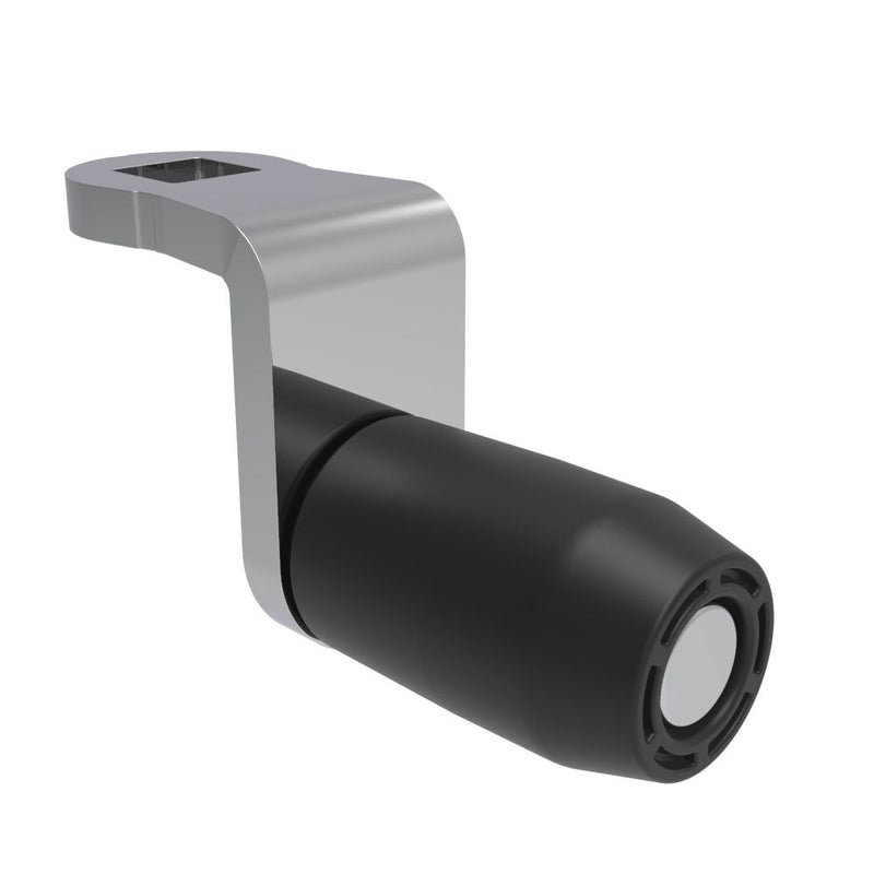 SOUTHCO Quarter-Turn Cam Latch Roller Cam, Steel, Zinc Plate, Bright Chromate [E5-7117]