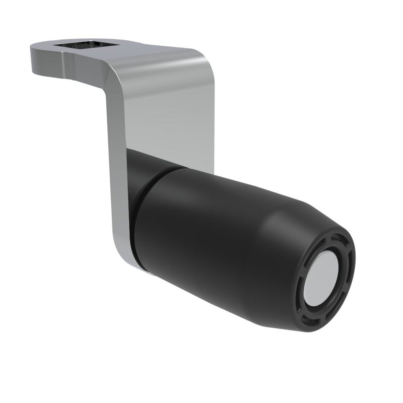 SOUTHCO Quarter-Turn Cam Latch Roller Cam, Steel, Zinc Plate, Bright Chromate [E5-7118]