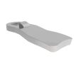 SOUTHCO Quarter-Turn Cam Latch Cam, 20mm (.79 in) Grip, Stainless Steel, Passivated [E5-8011]