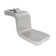 SOUTHCO Quarter-Turn Cam Latch Cam, 36mm (1.42 in) Grip, Stainless Steel, Passivated [E5-8019]