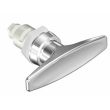 SOUTHCO Quarter-Turn Cam Latch, T-handle, Spring-return Actuator, Not Sealed, Zinc Alloy, Chrome Plated, Bright [E5-9-602-TL0]