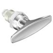 SOUTHCO Quarter-Turn Cam Latch, T-handle, Spring-return Actuator, Not Sealed, Zinc Alloy, Chrome Plated, Bright [E5-9-602-TR0]