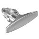 SOUTHCO Quarter-Turn Cam Latch, T-handle, Without Cam, Sealed, Zinc Alloy, Chrome Plated, Bright [E5-9-602-UU1]