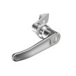 SOUTHCO Quarter-Turn Cam Latch, Key Locking (CH751) L-handle, 23mm (.91 in) Grip, Not Sealed, Zinc Alloy, Chrome Plated, Bright [E5-9-712-510-13]