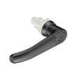 SOUTHCO Quarter-Turn Cam Latch, Key Locking (CH751) L-handle, Spring-return Actuator, Not Sealed, Zinc Alloy, Powder Coat, Black [E5-9-715-TR0-10]