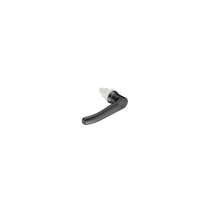 SOUTHCO Quarter-Turn Cam Latch, Key Locking (CH751) L-handle, Spring-return Actuator, Not Sealed, Zinc Alloy, Powder Coat, Black [E5-9-715-TR0-13]