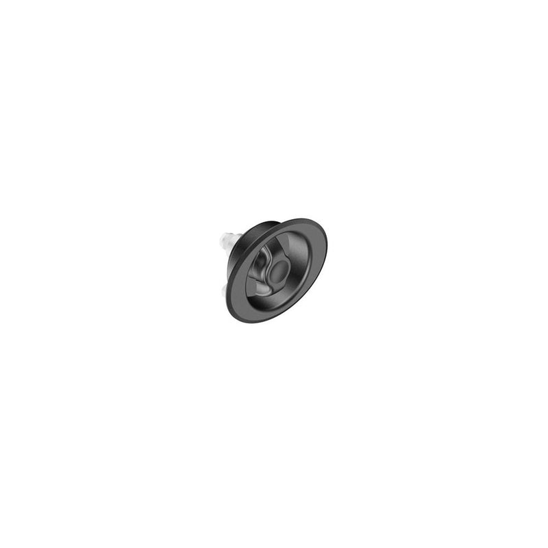 SOUTHCO Quarter-Turn Cam Latch, Counter-Clockwise to Latch, Flush Cup Wing Style, Spring-return Actuator, Not Sealed, Zinc Alloy, Powder Coat, Black [E5-92-305-TL0]