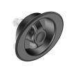 SOUTHCO Quarter-Turn Cam Latch, Counter-Clockwise to Latch, Flush Cup Wing Style, Spring-return Actuator, Not Sealed, Zinc Alloy, Powder Coat, Black [E5-92-305-TL0]
