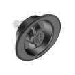 SOUTHCO Quarter-Turn Cam Latch, Counter-Clockwise to Latch, Flush Cup Wing Style, Keylocking (CH751), Spring-return Actuator, Not Sealed, Zinc Alloy, Powder Coat, Black [E5-92-315-TL0-13]